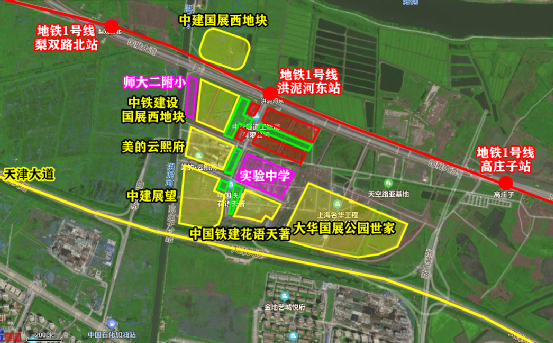 海教园国展西咸水沽热门板块拿地double