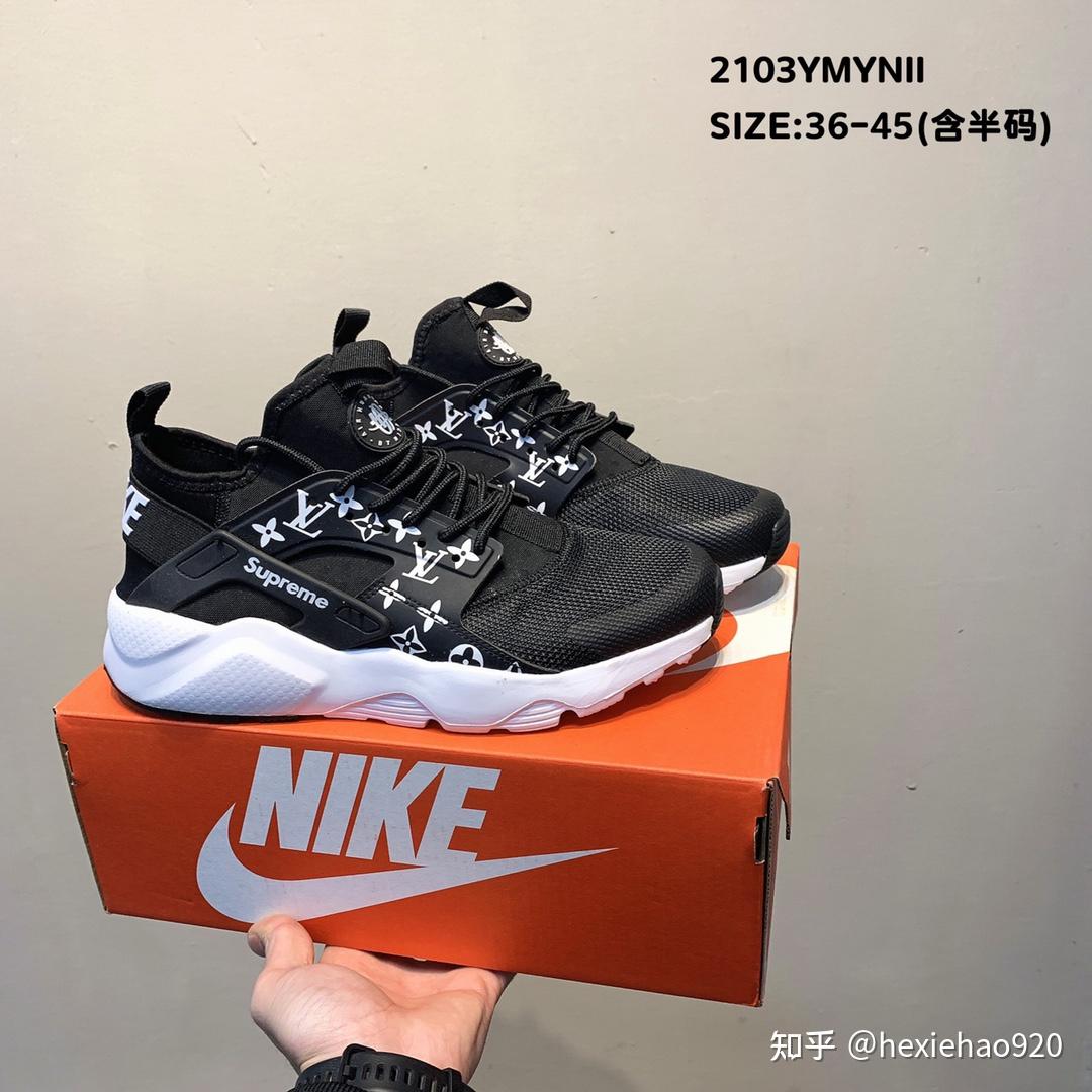 67耐克nikeairhuaracheultrasuedeid華萊士四代lv聯名款復古運動