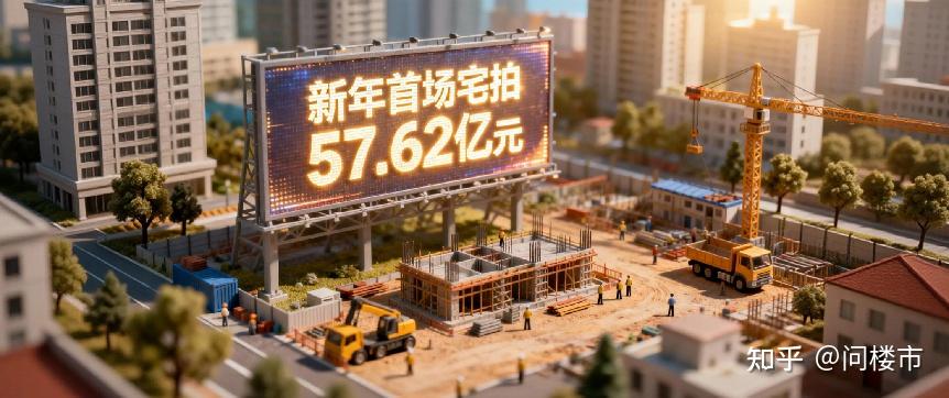 北京新年首场涉宅土拍卖出57.62亿元 - 知乎