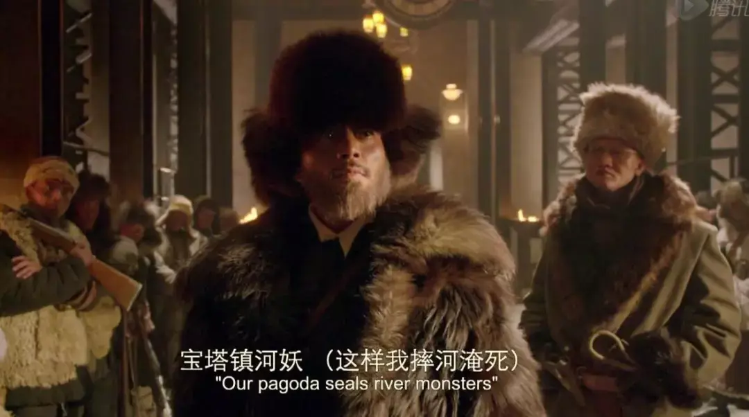 这是电影《智取威虎山》一段经典的台词,原本是土匪之间的黑话.