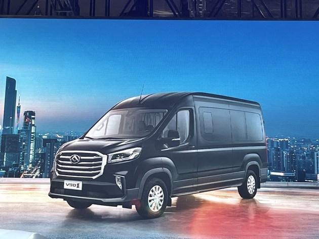 大通全新轻客v90墨首发亮相基于v90打造