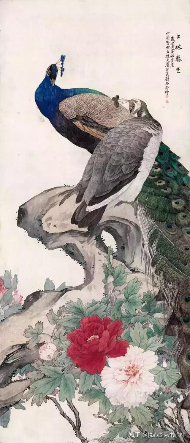 悦心赏析】花鸟大师刘奎龄绘画精品欣赏- 知乎