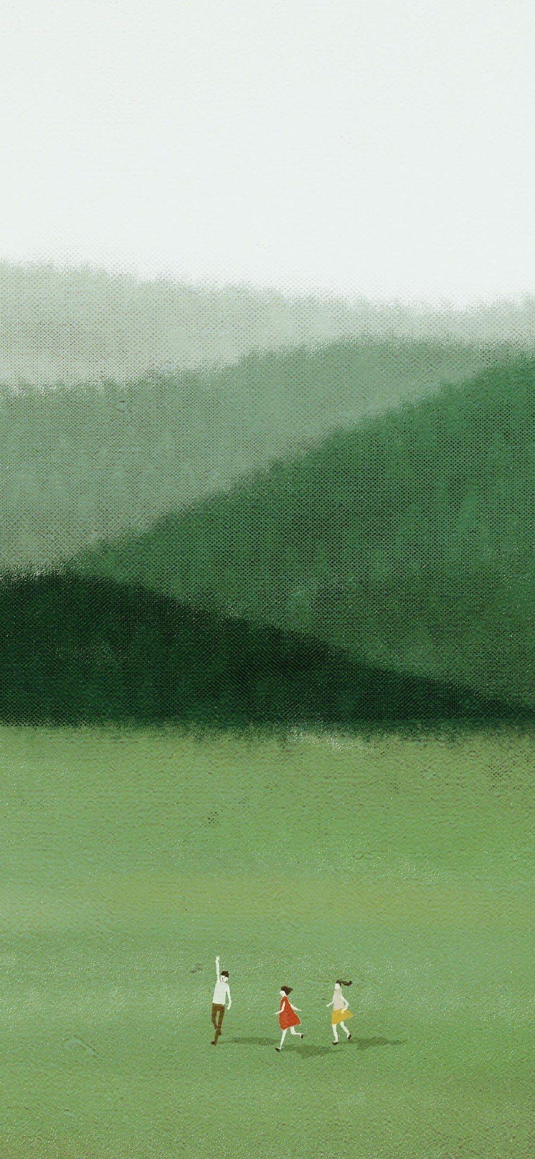 超级好看的绿色系壁纸,在这呢!护眼壁纸(绿色系列的壁纸)