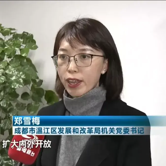 温江区发展和改革局机关党委书记郑雪梅:下一步,我们双方将三域并进