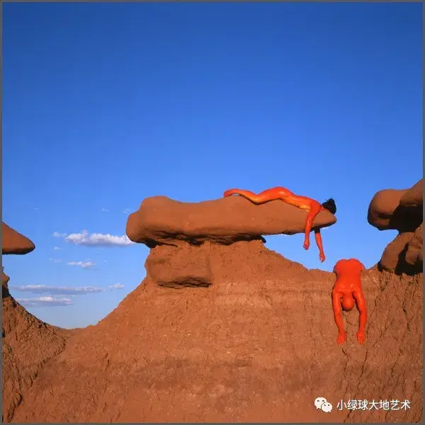 美国加州艺术家jean-paul bourdier产生一种视错觉:人与自然的融合.