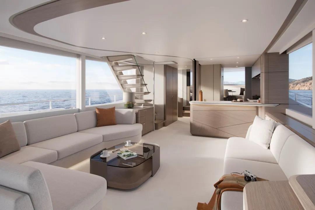 前所未有的巨大空间公主游艇x80现船明年到港