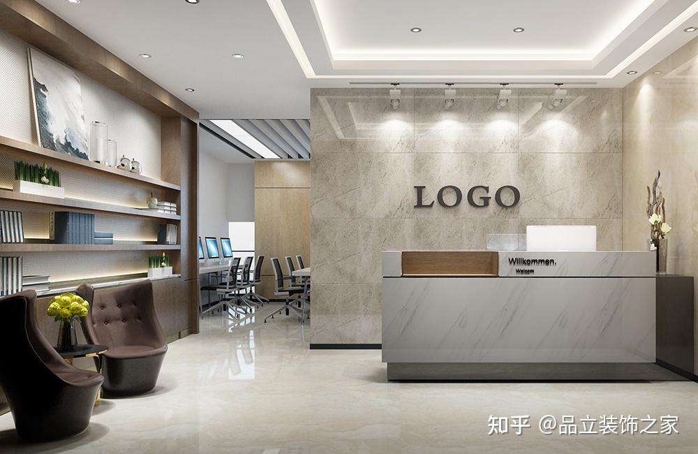 杭州办公室设计中logo墙的设计和布局特点