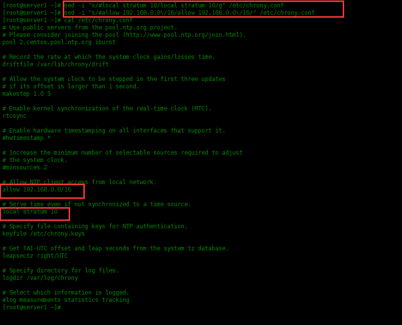 Centos8 chrony 