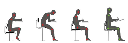 正確坐姿的4個重點快來確認下你的坐姿是否不良