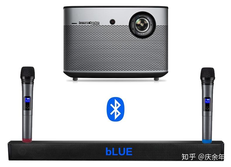 坚果p2智能投影仪怎么接话筒k歌唱歌