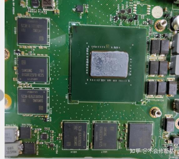 宏碁暗影骑士显卡叹号43维修镁光显存颗粒代换三星显存