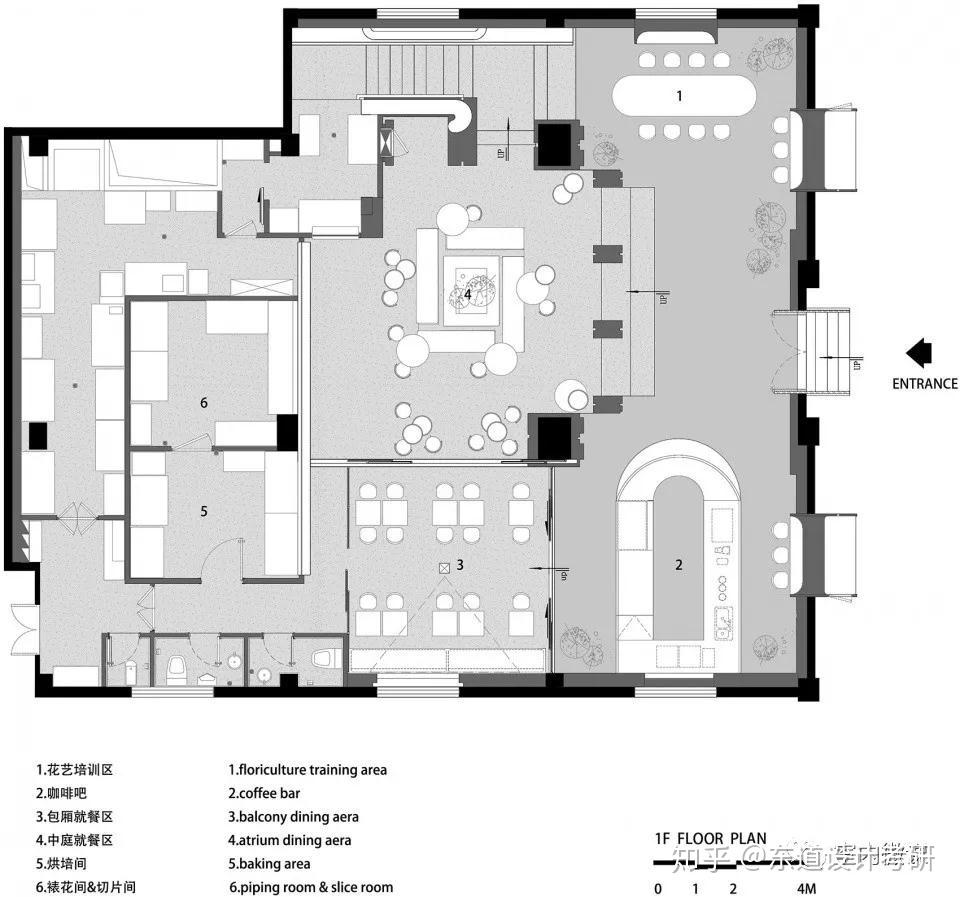 【干货分享】室内快题设计餐饮空间平面布局要点 - 知乎