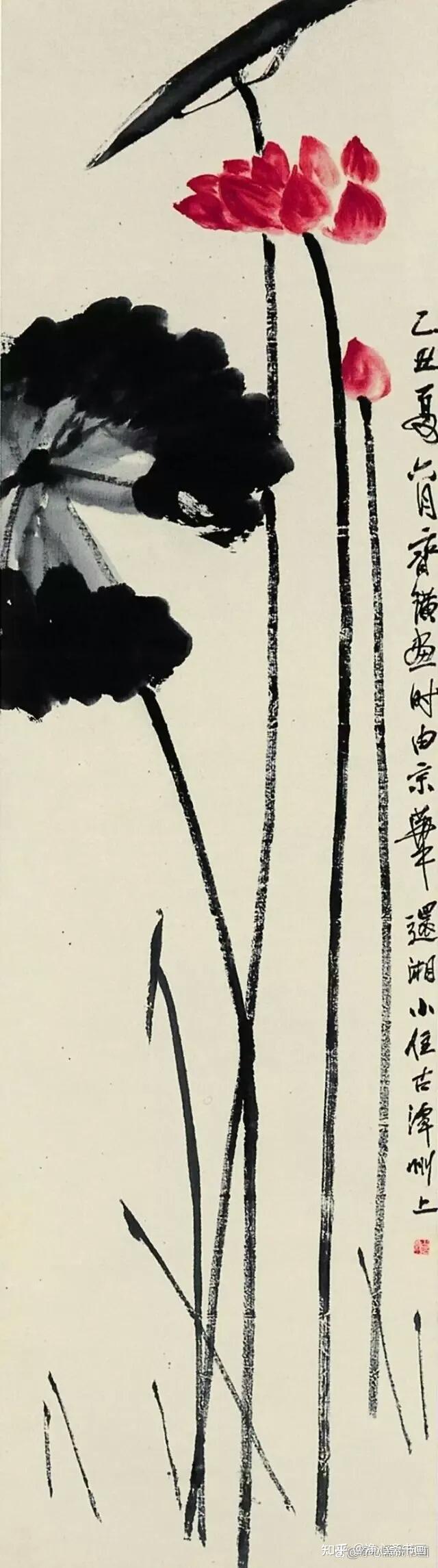 齐白石荷花见证什么才是高级的简洁