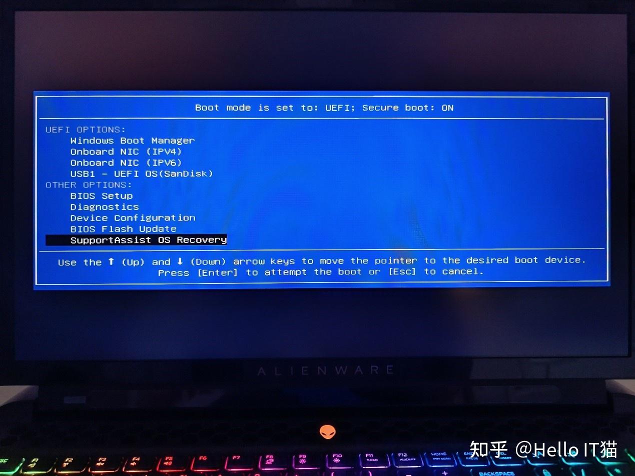 戴尔外星人原厂系统恢复创建F12 SupportAssist OS Recovery恢复教程 - 知乎