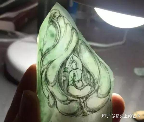 我是雕刻师玉雕挂件设计素材手稿欣赏收藏