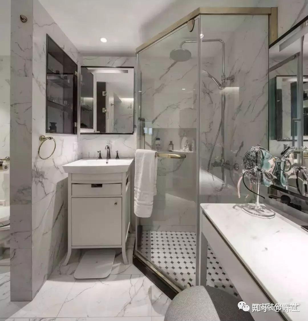 北京朝廷公寓现代卫浴瓷砖装修设计效果图 – 设计本装修效果图