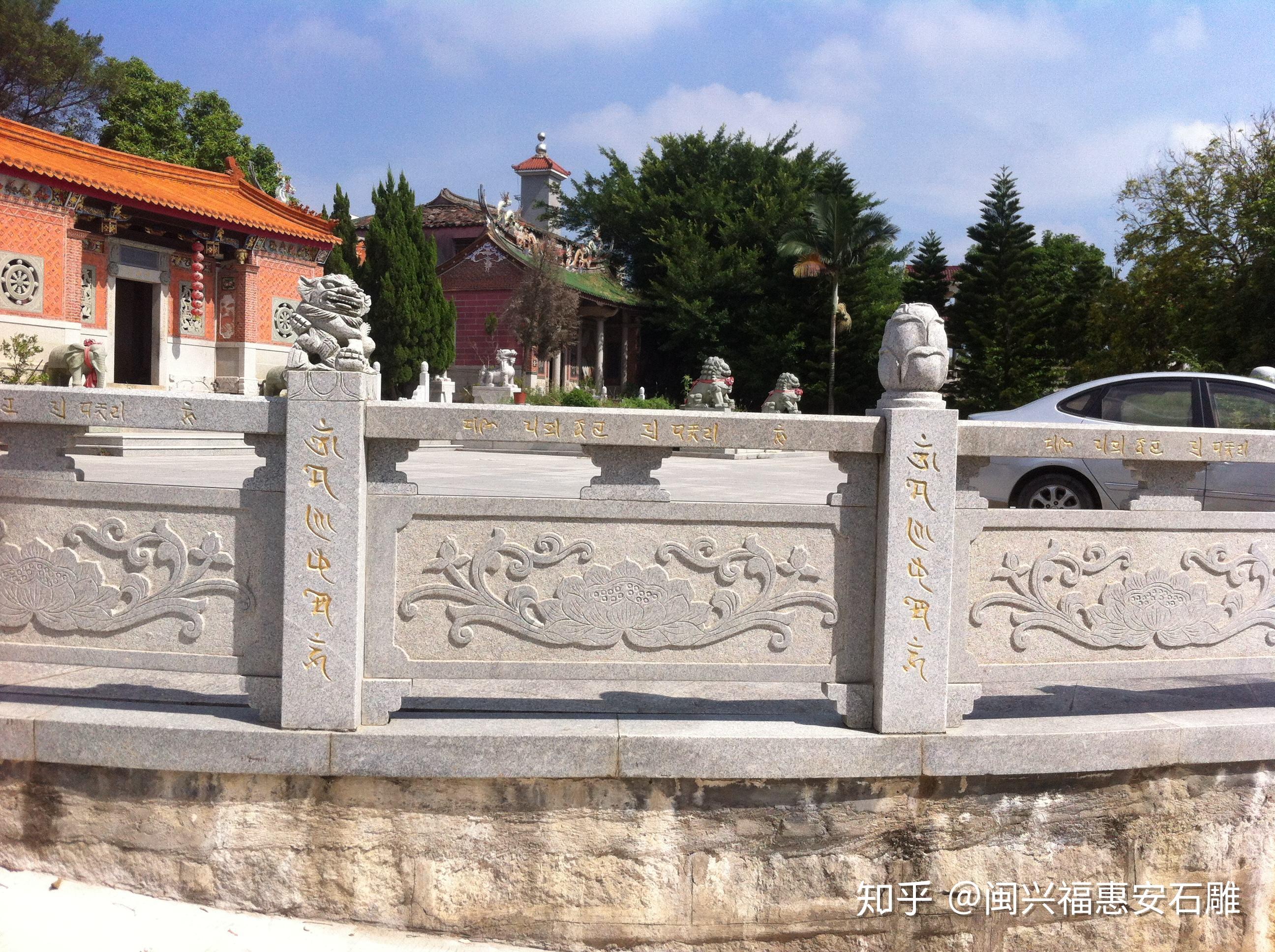 常见的装饰建筑,如学校石栏杆,寺庙石栏杆,陵墓石栏杆,名胜古迹石栏杆