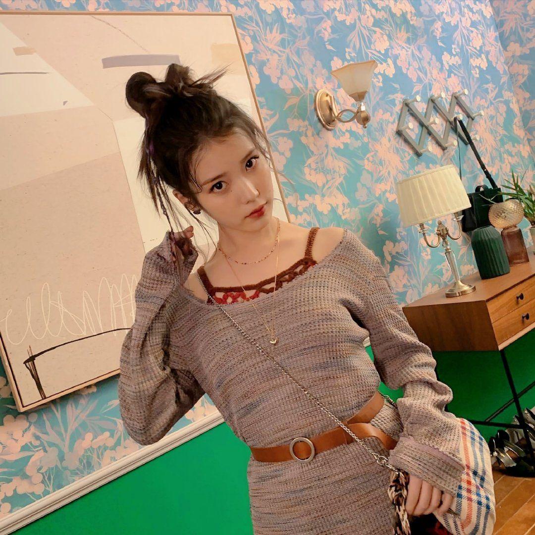 有没有iu丸子头吊带的照片?