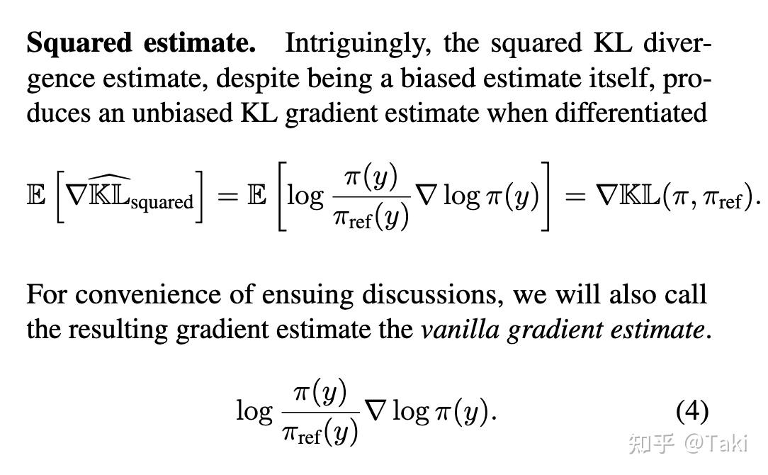 On a few pitfalls in KL divergence gradient estimation for RL - 知乎