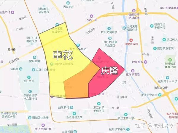 杭州申花板块规划图图片