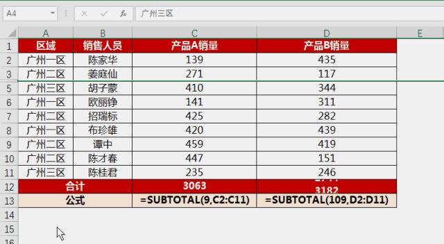 excel求和技巧：求和函数汇总 - 知乎