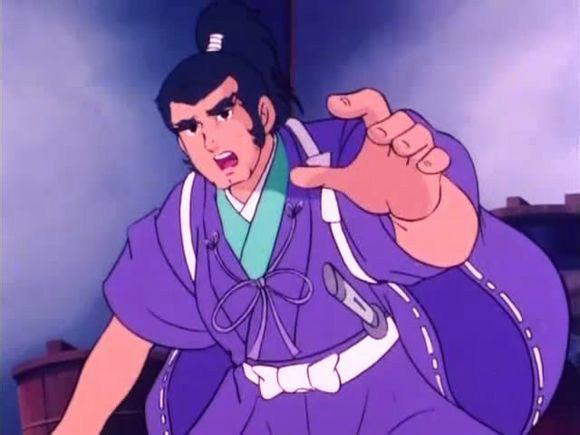 蜷川新右卫门在动画初期是负责监视一休行动的将军心腹,在长时间的