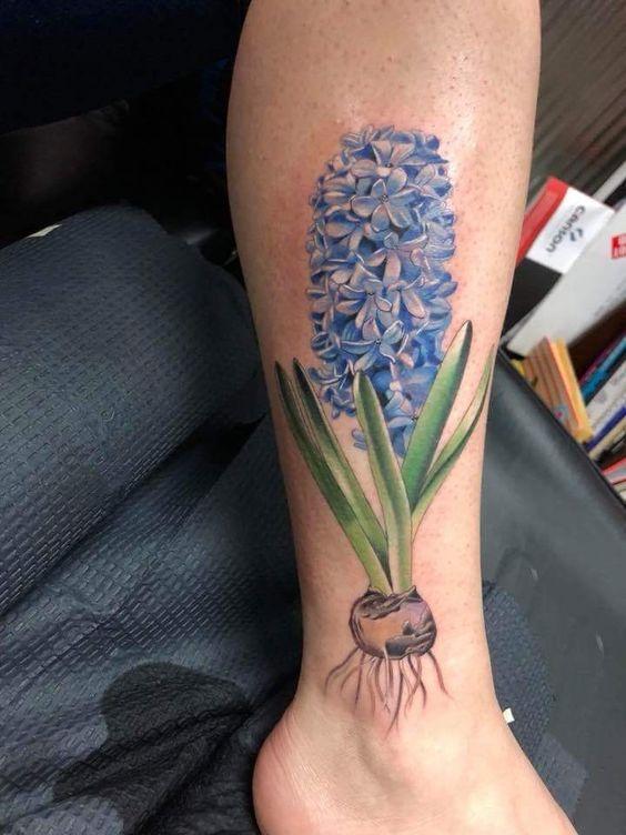 一生都在追求积极向上的生活,这跟风信子和紫罗兰的花语也很贴近所以