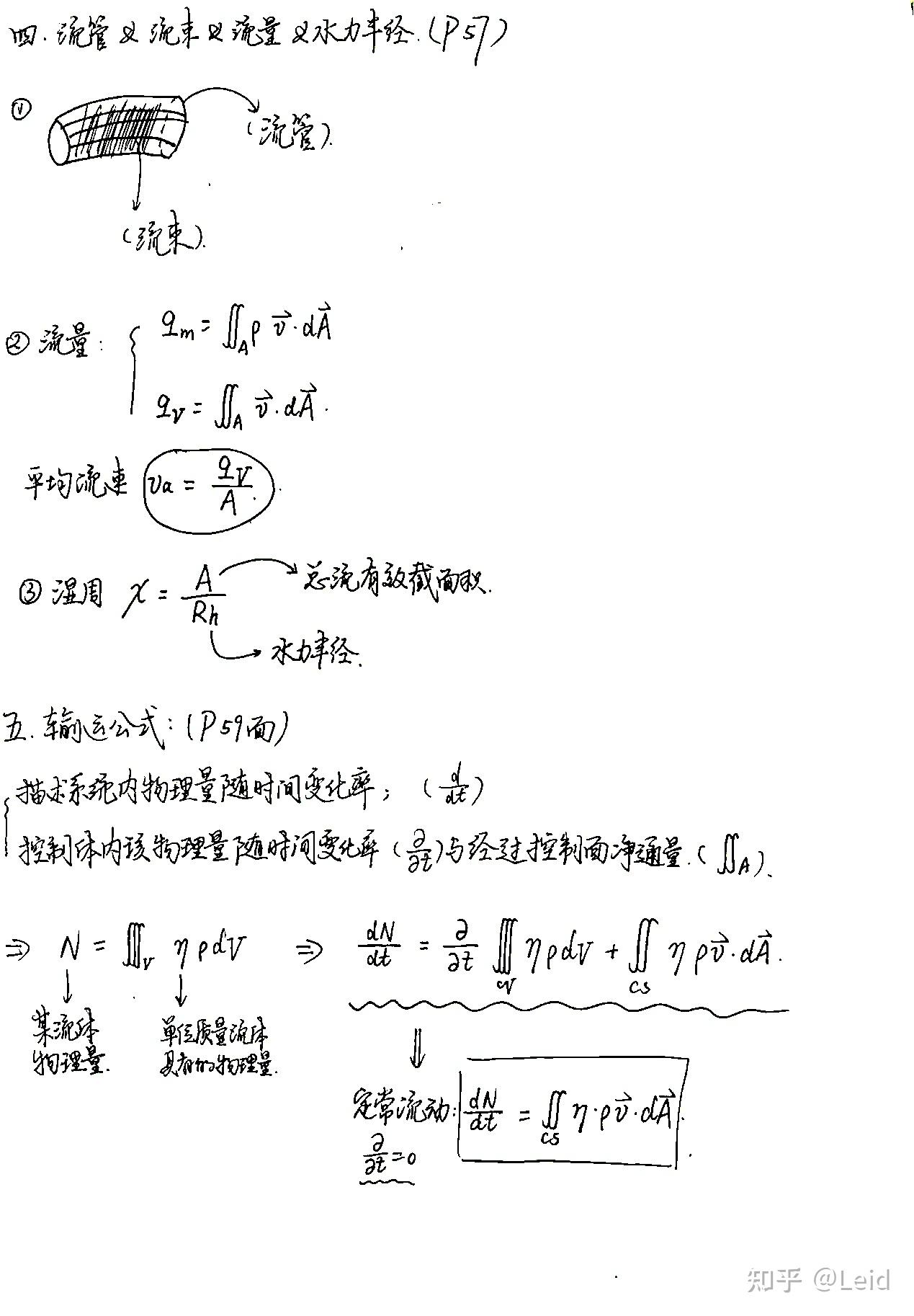 工程流体力学期末总结 - 知乎