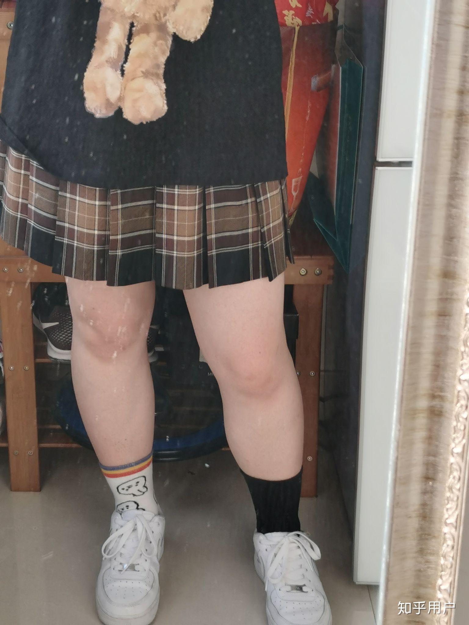 腿粗的妹儿可以穿jk制服吗?