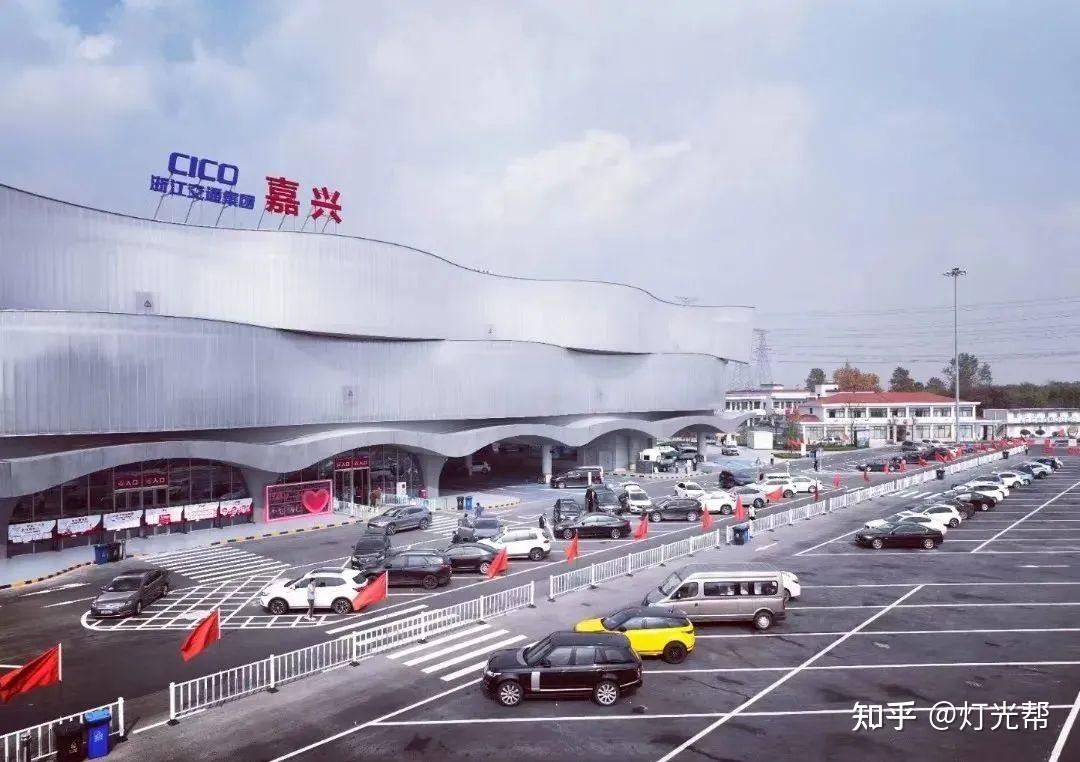 沪杭高速嘉兴服务区照明设计