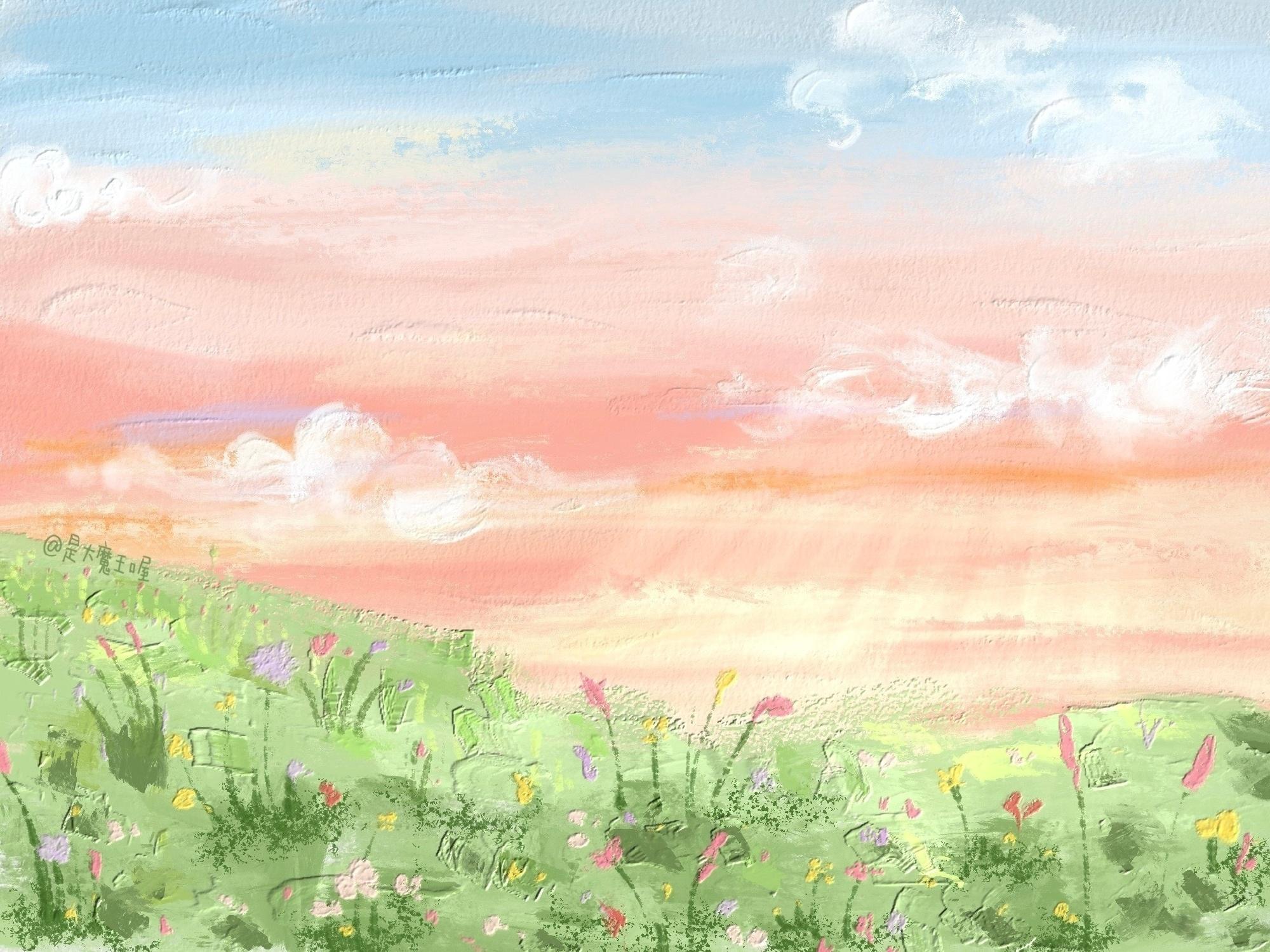 ipad壁纸油画风壁纸