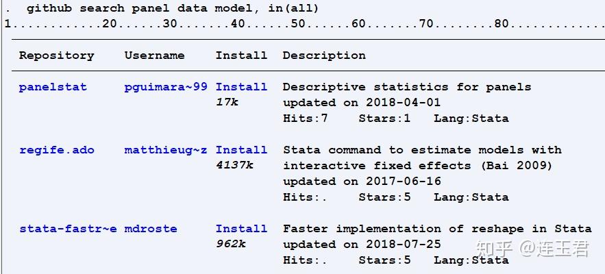 Stata Linux Stata: 外部命令的搜索、安装与使用 - 知乎