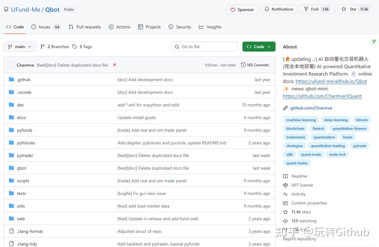 这8个量化交易的开源项目，赚w真yyds - 知乎