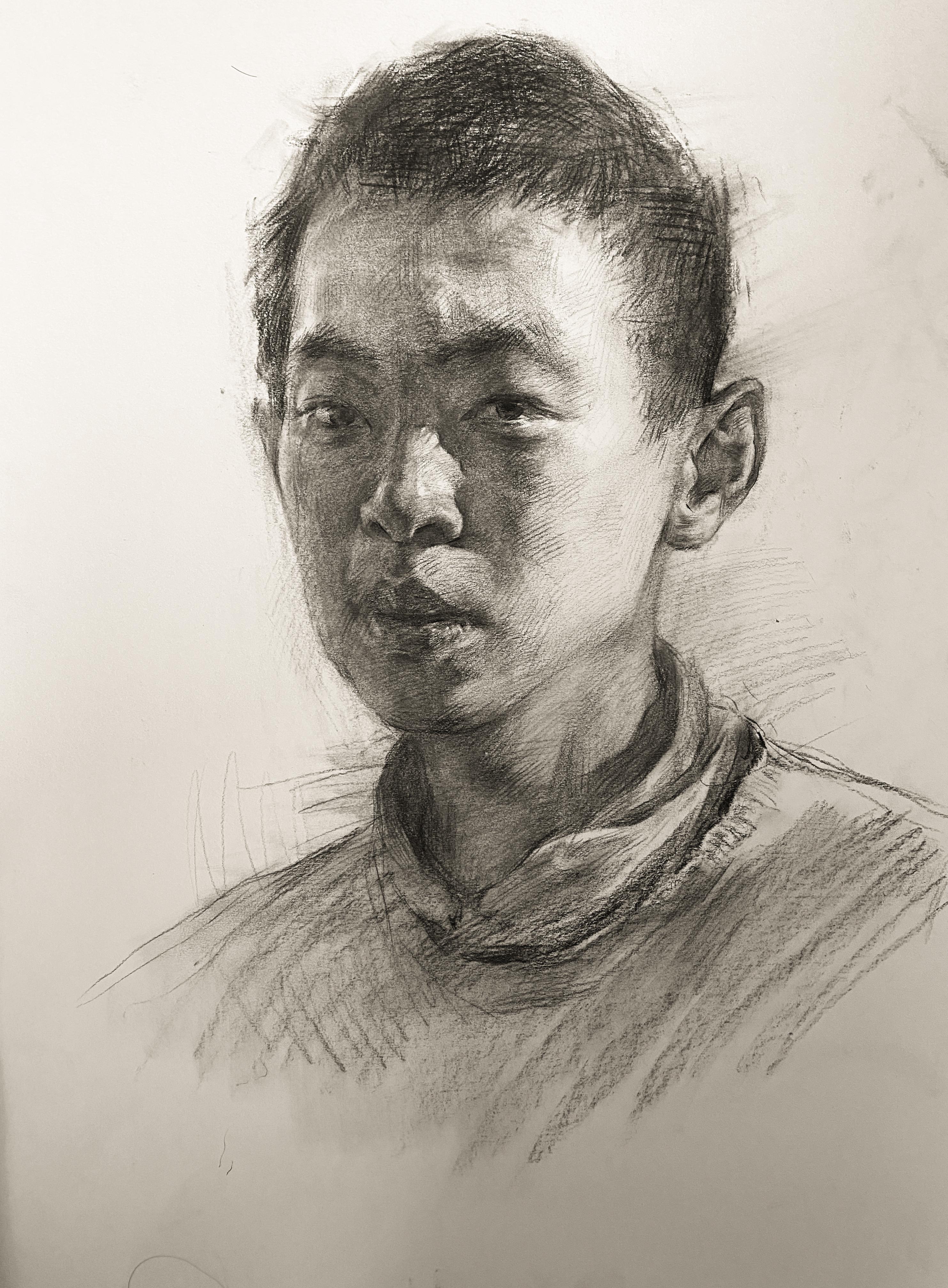 今天分享一组优质素描头像。照这样子画你就是高分卷! - 知乎