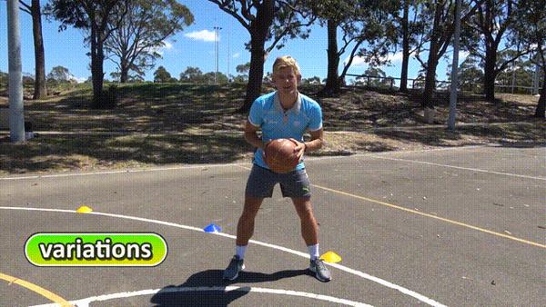 【篮球教学】实用交叉运球技巧训练