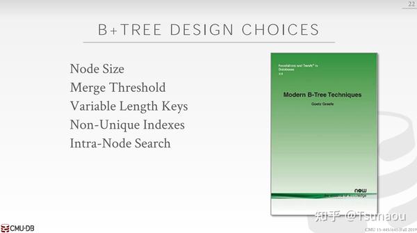 CMU-15-445 Lecture 7 Tree Indexes（上） - 知乎