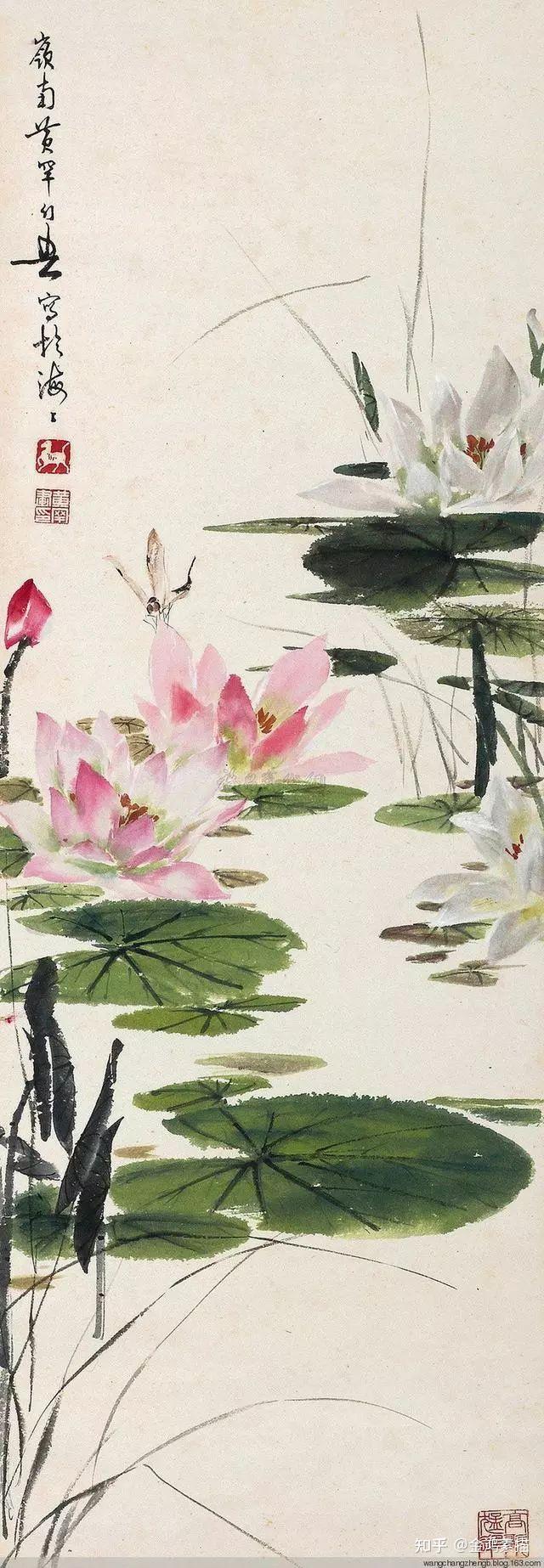 黄幻吾写意荷花多幅 - 知乎