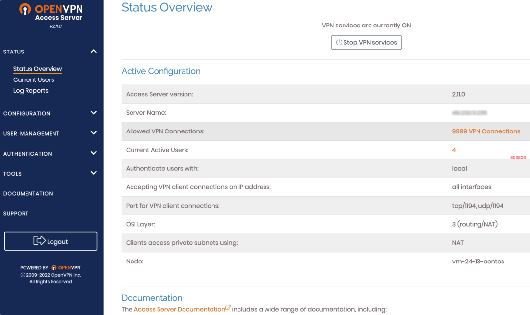Openvpn as web openvpn 