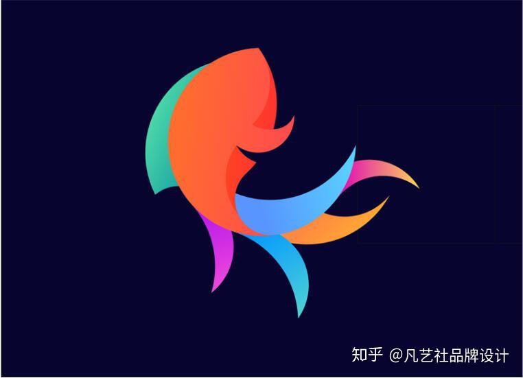 教你如何设计一个黄金比例图形logo标志——大鱼 - 知乎