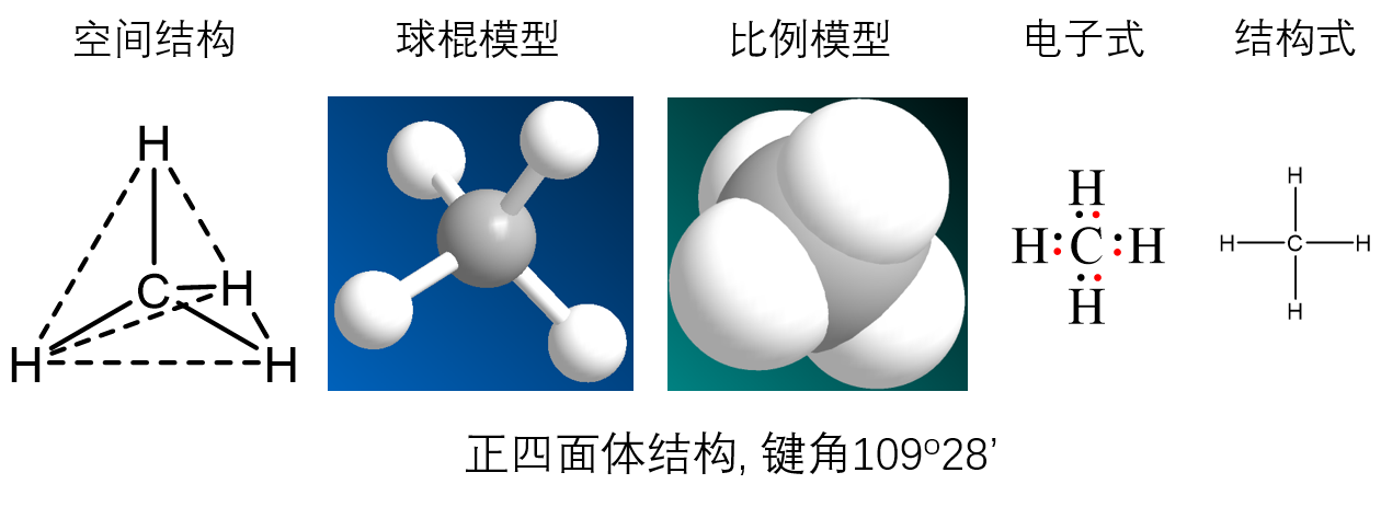 1甲烷结构甲烷的结构2