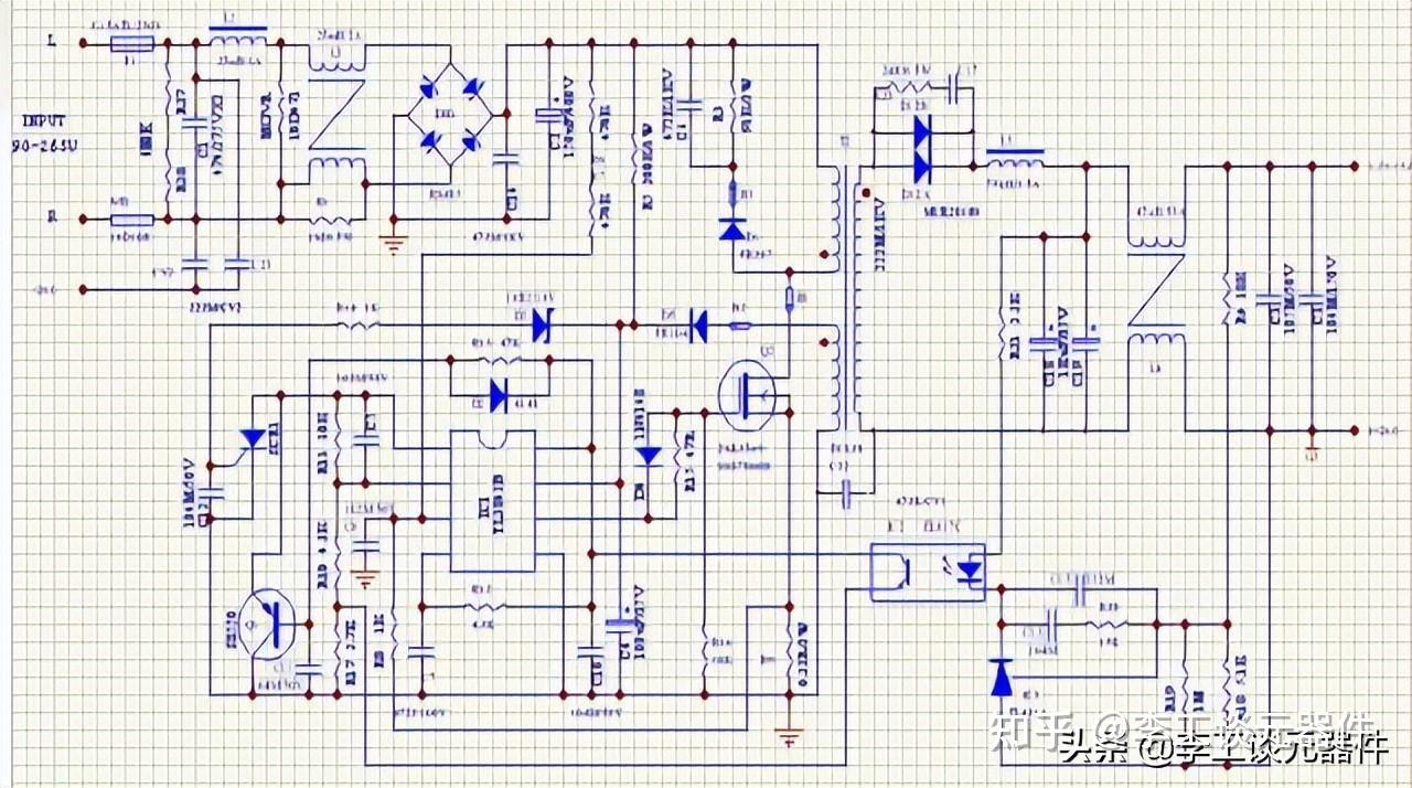 dk124电源电路图分析图片