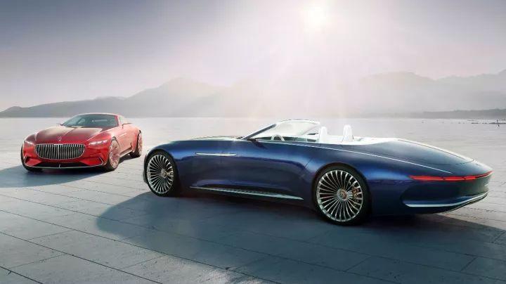 科幻复古范儿纯电动敞篷跑车迈巴赫6帅图实车