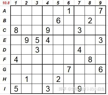 难度系数10.8的数独。 - 知乎