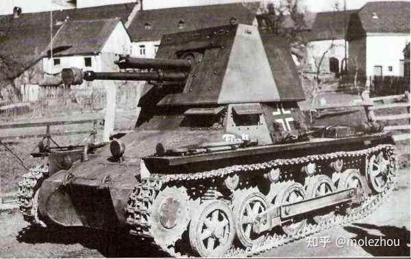 12 二战德国装甲车辆 - 4.7 cm PaK(t) (Sfl.) auf Panzerkampfwagen I (Sd.Kfz.101 ...