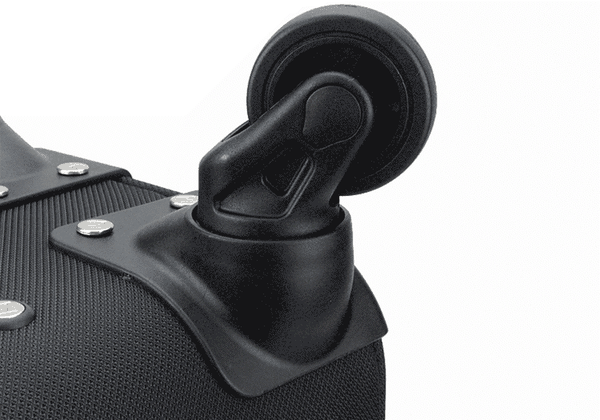 轮子最好选择内置的,否则很容易掉的;要选择万向轮,轮子的材质选择