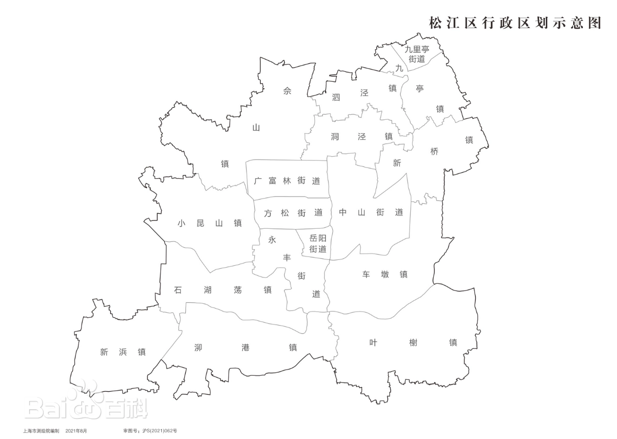 松江地图精确到街道图片