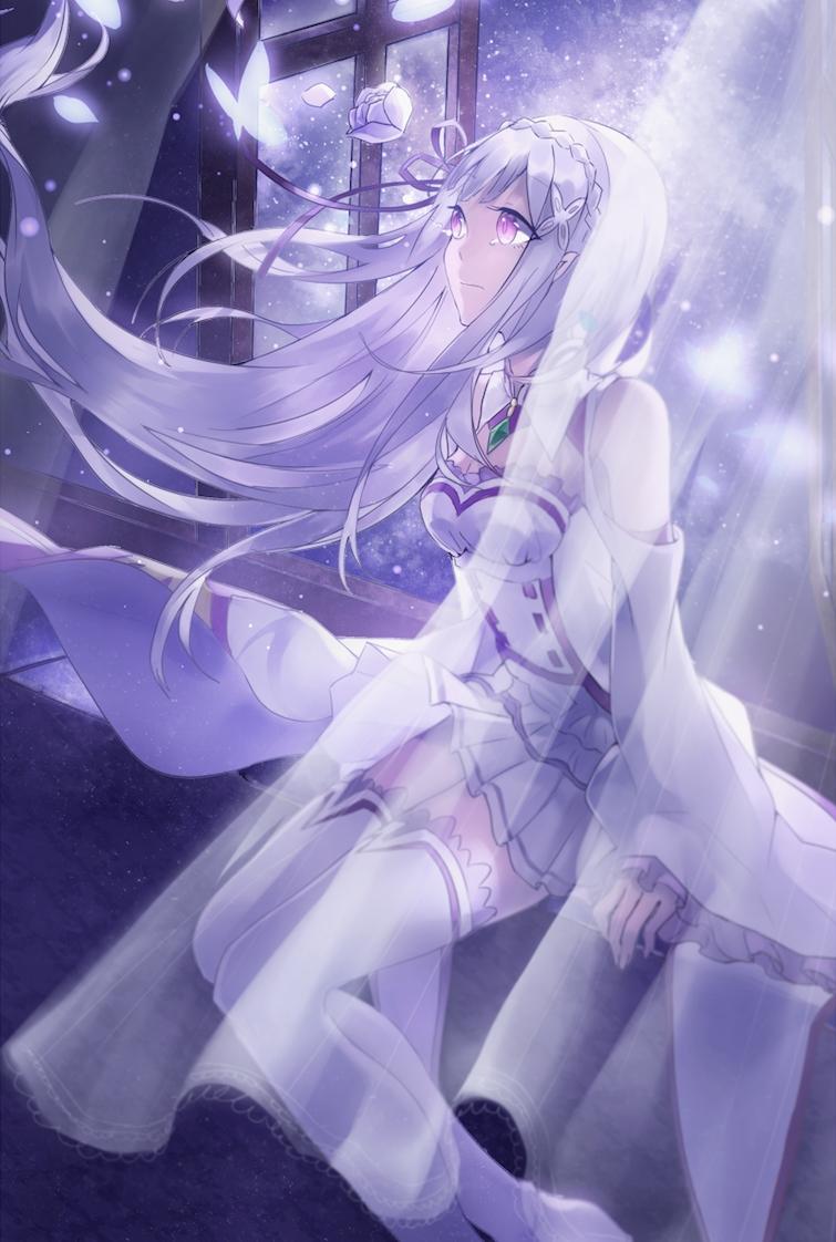 动漫壁纸美图从零开始的异世界生活第一弹艾米莉亚一