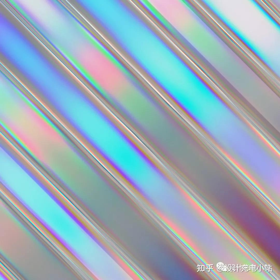 【第11期】50款镭射全息渐变虹彩创意海报背景素材