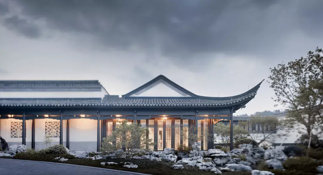 新中式家装美出新高度!浙江山水园林里的禅意别墅