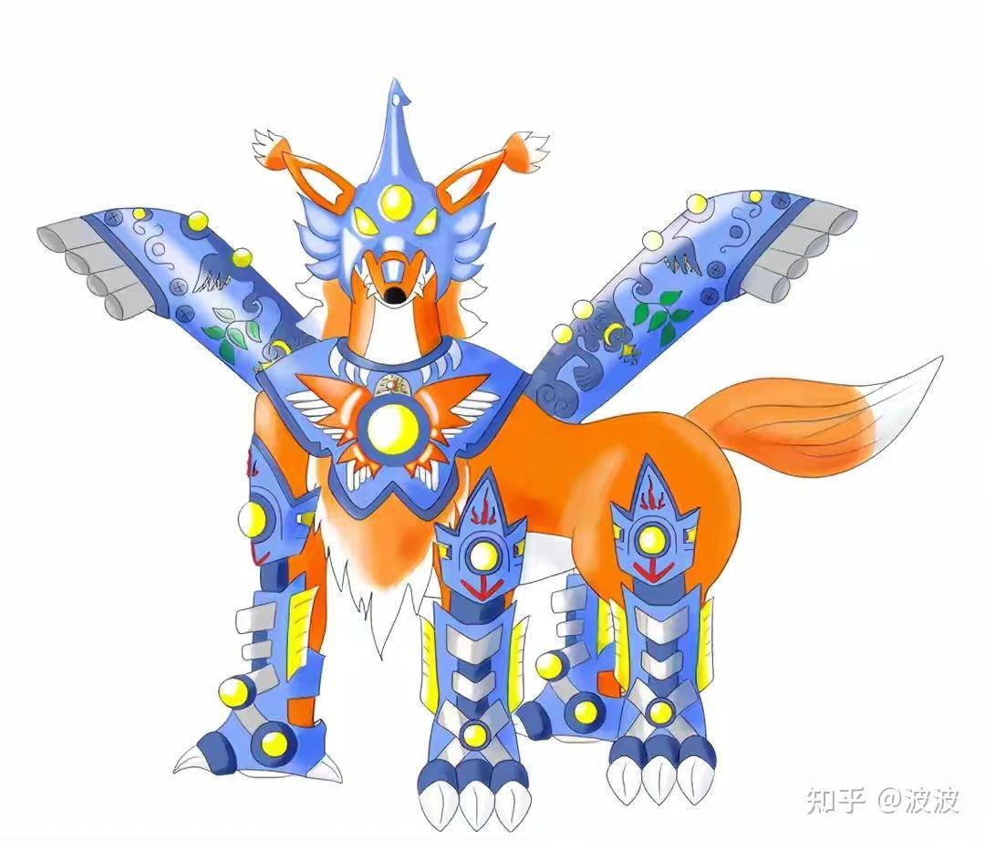 原创数码宝贝3神圣战狼兽